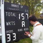 Matt working out the Krypton Factor style scoreboard Matt working out the Krypton Factor style scoreboard